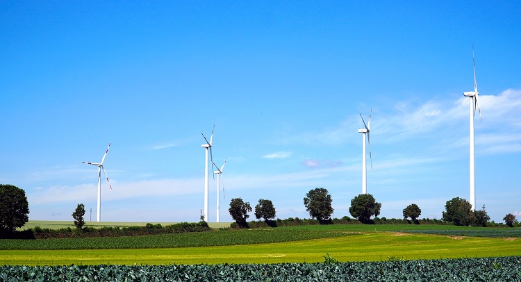 環境問題低減が期待できる風力発電
