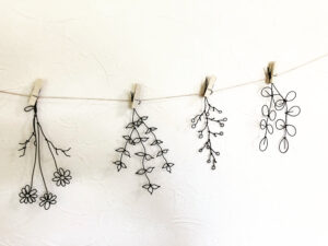 Faden108の麻紐でガーランド