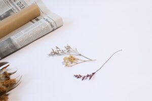 小ぶりのドライフラワー