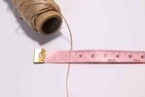Faden 108の麻紐の均一な細さ
