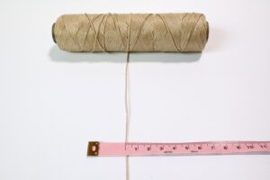 均一な細さのFaden 108の麻紐